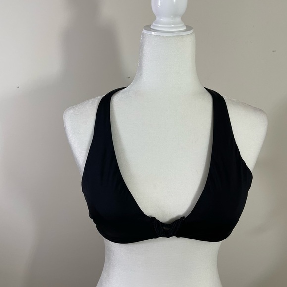 Bar lll sz med swim top in black with lacing attachment - Picture 2 of 10